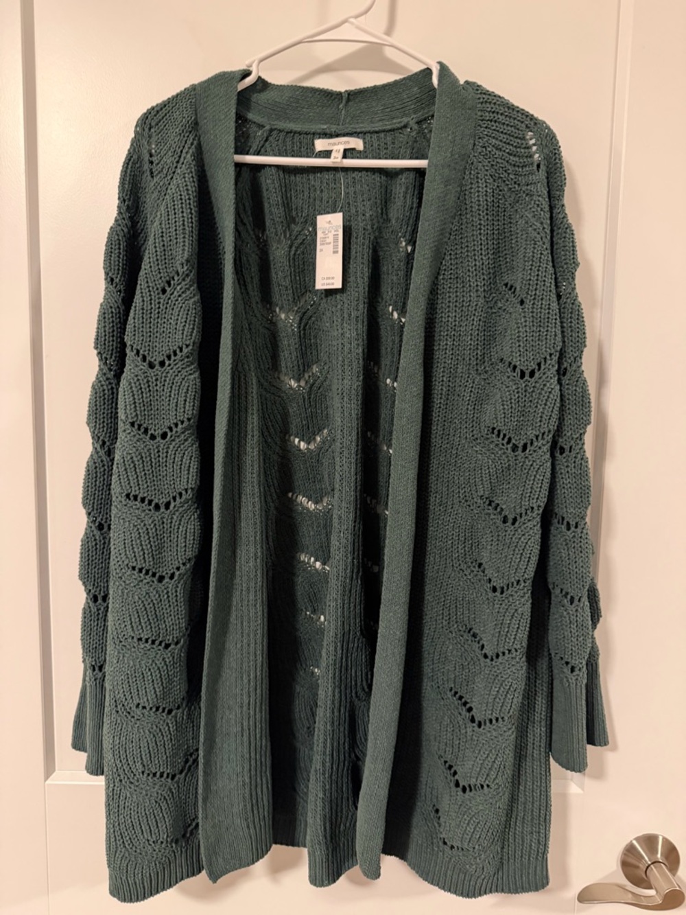 Women’s Maurice’s Green Cardigan NWT 3x